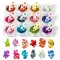 1 Bottle Holographic Maple Leaf Sequin Leaf Nail Polish Glitter Flake Nails Water Sticker