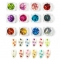1 Bottle Holographic Maple Leaf Sequin Leaf Nail Polish Glitter Flake Nails Water Sticker