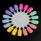 1 Box 10g Plush Powder Colorful Laser Sugar Woolen Glitter Powder Acrylic Nail Paint UV