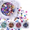 1 Box Nail Foil Paper Gold Silver Blue Foil Paper Sequin Nail Decals DIY Nail Art Decoration Gel Polish