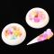 1 Box Resin Multicolor Small Melaleuca Mixed Pink Rose Three dimensional Pattern Valentine's Day Style