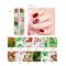 1 Box/Set Laser Snowflake Star Christmas Tree Sequin Nail Polish Winter Christmas Theme Nail Decal Boxed Decoration Set