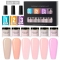 1 Set of Nail Infiltration Powder Set Without Baking Lamp with Primer Desiccant No wash Seal Layer French Dipping Powder Set