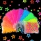 1 bag/2g Nail glitter sequins Fluorescent color hollow star sequin sticker summer Style gel polish