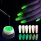 1 bottle of 10g nail art nail polish painted luminous brushed glue elastic brushed flower painting