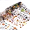 1 box 10 rolls Nail polish stickers Starry sky Smudge Holographic transfer paper Nail decals