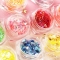 1 box Holographic Nail Polish sequin stickers irregular shell pearl glitter