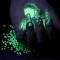 1 box Luminous Nail Sequins 3D Luminous Art Sequin Luminous Butterfly Round Geometric Paillette Fluorescent Film