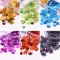 1 box holographic stickers for nail maple leaf nail art laser thin sequins