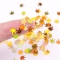 1 box holographic stickers for nail maple leaf nail art laser thin sequins