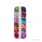 1 box holographic stickers for nail maple leaf nail art laser thin sequins