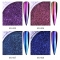 1 box of Holographic Laser chameleon powder Aurora mirror powder Nail art glitter