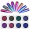 1 box of Holographic Laser chameleon powder Aurora mirror powder Nail art glitter