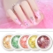1 box/set Irregular Holographic Flakes Glass fragments Gel Polish Ultra thin Sequin Powder Set