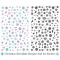 1 pcs of nail polish sticker Christmas theme Snowflake gold and silver white floral nail sticker