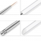 1 set of nail brush nail oil painting line pen 3D gradient flower drawing dot paint pen acrylic transparent handle manicure tool