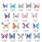 10 Pcs/pack Nail Rhinestone Decoration Three dimensional Butterfly Resin Material Blue Pink Resin