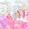 100x4cm Nail Foils Marble Series Foils Paper Nail Art Blooming Transfer Sticker