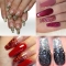 10ML Bottled 1mm Mixed 0.22mm 10 Color Laser Profiled Powder Acrylic Paint Nail Art Sequins Trim
