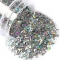 10ML Bottled 1mm Mixed 0.22mm 10 Color Laser Profiled Powder Acrylic Paint Nail Art Sequins Trim