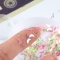 10g/bag 3 6mm Golden Rouge Nail Nail Sequins Five pointed Star Hollow Peach Heart Nail Glitter Get Polished