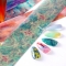 10pcs Snakeskin Nail Foils Starry Foil Flower laser Transfer Sticker Sexy Serpentine starry sky paper