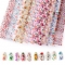 10pcs Snakeskin Nail Foils Starry Foil Flower laser Transfer Sticker Sexy Serpentine starry sky paper