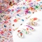 10pcs Snakeskin Nail Foils Starry Foil Flower laser Transfer Sticker Sexy Serpentine starry sky paper
