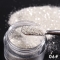 12 Bottles Silver White Nail Powder Sequins Pearlescent Gradient Glitter Silver Sequins Mixed Flakes
