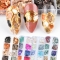 12 Girls Nail art Shell Abalone Sequins Symphony Thin slices irregular pearl Abalone Pieces