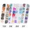 12 Girls Nail art Shell Abalone Sequins Symphony Thin slices irregular pearl Abalone Pieces