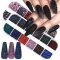 12 Grid Holographic Laser Glitter Nail Art Sequins Multicolor Acrylic Paint Powder Nail Sequins Set