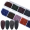 12 Grid Holographic Laser Glitter Nail Art Sequins Multicolor Acrylic Paint Powder Nail Sequins Set