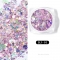 12 color Nail polish Holographic sequins Color changing mixed glitter powder glitter Nail powder