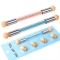 15.5cm Double Head Nail Brush Gel Polish Gradient Pen Round Sponge Transform head Manicure kolinsky acrylic 