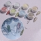 1BOX Nail Art Colorful Diamond Powder, Silver Red Nail Art Glitter Sequins changeable Colors In Strong Light
