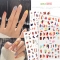 1PCS Abstract Style Nail Stickers Graffiti Color Mix and Match Nail Water Transfer