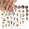 1PCS Eight Different Styles of Cupid Eros Arrow Mixed Love Nail Stickers Decorative Nail Art Gel Water Transfer