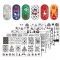 1pcs 12 * 6 Nail Art Sticker Christmas Snowman Snowflake Christmas Tree Nail Polish Water Slide