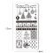 1pcs 12 * 6 Nail Art Sticker Christmas Snowman Snowflake Christmas Tree Nail Polish Water Slide