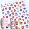 1pcs Chinese Style Nail Art Stickers Peking opera mask facial Makeup Water Transfer
