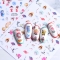 1pcs Chinese Style Nail Art Stickers Peking opera mask facial Makeup Water Transfer