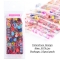 20*4/10 pc Red Lips Love Butterfly Cupid Starry Sky Paper Transfer Smudge Nail Decals Valentine Day Style