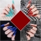 24 Pieces/box Wearable Nail Extension Nailslong Ballet Patch Full Coverage Fake Nails Acrylic Nail Polish