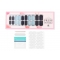 24pc/set Cartoon Strawberry Fruit Manicure Fake Nails Full Coverage Nail Patch Wearable and Reusable Decorative Nail Patch