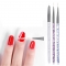 3 pieces/set nail oil painting line pen sequin pencil carved flower painted hook Painting tools UV polished flower line pen