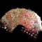 30pcs 3D Bronzing Nail Sticker Flower Love Fruit Cake Red Lips Valentine's Day Style DIY