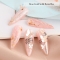 3D Butterfly Metal gold and silver frosted Butterfly Nail Sequins