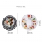 3D alloy nail art Christmas snowflake alloy rivet pearl mixed Christmas theme
