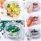 5box Nail Art Sequins Autumn Maple Leaf Sequins Laser Gradient Color Holographic Nail polish
